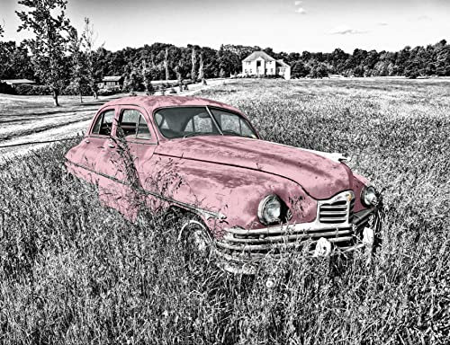 hansepuzzle 32185 - Oldtimer Puzzle 1000 Teile - Fortbewegung-Puzzle mit hochwertiger Aufbewahrung: Kartonbox und wiederverschließbarem Beutel - Format 60 × 46 cm