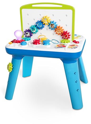 Baby Einstein, Curiosity Table Spieltisch mit 65 Melodien, abnehmbaren Füßen, Lichtern, Zahnrädern und vielem mehr