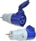 Adapterstecker Adaper von Schuko auf CEE Kupplung Wohnwagen Wohnmobil Caravan Boot 230V
