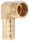 3/4 Raccords Barb en Laiton 90 degrés Coude Mâle Tuyau en Laiton avec Tête d'Accouplement(19mm)