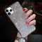 Fusicase for iPhone 11 Pro Diamond Case Cute Bling Glitter Rhinestone Crystal Shiny Sparkle Protective Cover with Electroplate Plating Bumper Luxury Fashion Case for iPhone 11 Pro Silver
