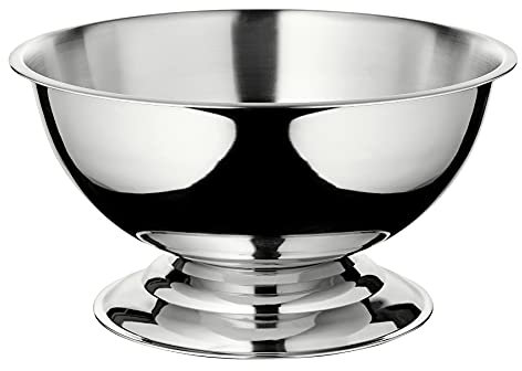 EDZARD Lot de 2 glacières à champagne Cara (Ø 40cm, grand) en acier inoxydable, refroidisseur de boisson pour 6 bouteilles