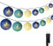 DeepDream Cotton Ball Lichterkette, 5m 20 LED Kugeln Lichterkette Innen Lichterkette Baumwollkugeln Lichterkette mit Stecker für Kinderzimmer, Schlafzimmer, Hochzeit, Party, Festival (Königsblau)