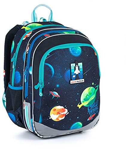 TOPGAL Schulrucksack für Jungen ab - 1. Klasse - ELLY 21015 (Weltraum)