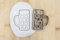 Bierkrug Cookie Cutter Fondant Keksstempel/Ausstechform Keksausstecher Plätzchen ca. 8cm