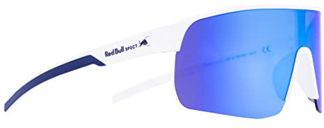 Red Bull Spect Eyewear Unisex Dakota Sonnenbrille, Shiny White, Medium