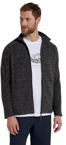 Mountain Warehouse Snowdon Mens Full-Zip Fleece Jacket Charcoal M