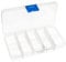 10 Compartment Transparent Small Storage Box 7 x 13 x 2.5cm Perfect for Electronic Components Jewellery Arts Crafts Beads Organiser