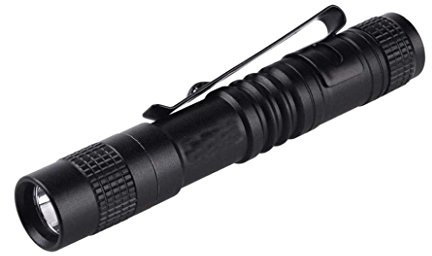 Lisher Super Small AAA XPE-R3 LED Lamp Belt Clip Light Flashlight with Case