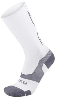 2XU Unisex Vect Crew Socken – feuchtigkeitsableitende, atmungsaktive und stützende Sportsocken