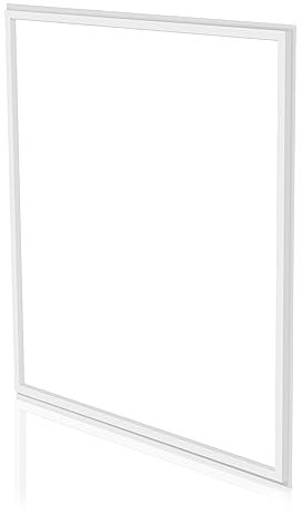 Bright Source Panneau de bordure encadré à LED 600 x 600, IP20, 40 W, 3600 lm, 3CCT 3000 K blanc chaud, 4000 K blanc froid, 6000 K blanc lumière du jour, monté ou suspendu