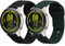 kwmobile 2X Sportarmband kompatibel mit Xiaomi Mi Watch Color Sport / S1 Active Armband - Fitnesstracker Band Set aus TPU Silikon