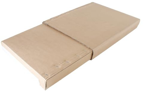 1x SelfHold Telescopic Cardboard Box Strong Double Wall Shipping for Picture Frames, Mirrors Etc! (800 x 90 x 600-1000mm)