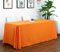 Reyox Tischdecke Polyester Abwaschbar Tischwäsche Fleckschutz Tischtuch für Home Hochzeit Party Dekoration Orange 200 x 320 cm Rechteckig