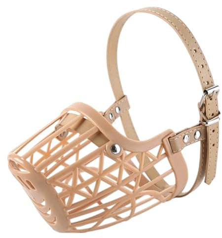 Wansiman Nylon-Maulkorb FüR Hunde,Atmungsaktiver Maulkorb FüR Hunde,Atmungsaktiv Korb MaulköRbe,Maulkorb FüR GroßE Hunde,ErmöGlicht Das Trinken,Keuchen,Verstellbar,FüR Kleine,Mittlere,GroßE Hund