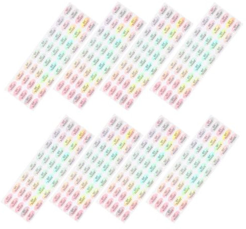 SEWACC 800stücke Qc Passed Etiketten Selbstklebende Wasserfeste Aufkleber Für Qualitätskontrolle Für Lagerbestand Und Produktprüfung