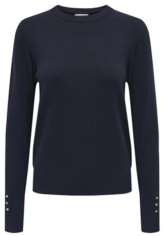 Jacqueline de Yong Damen Jdymalou L/S On Button Pullover KNT Noos Pullover (1er Pack)