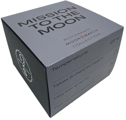 Moonswatch Armbanduhr für Omega x Swatch Mission to Moon aus Biokeramik