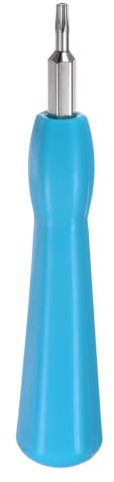 sourcing map Ring Doorbell Screwdriver T6 T15 Torx Double-Ended Magnetic Screwdrivers Bit for Ring Video Doorbell Replacement Password Reset, Blue