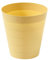 Sinoba Papierkorb 6105 Mülleimer Abfalleimer Papiereimer Kunststoff ideal für Kinderzimmer Büro Küche Höhe 25 cm 9L (Pastellgelb)