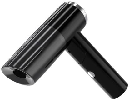 siduytin Aspirateur de Voiture Pliable sans Fil 12V intérieur Aspiration Duster Portable détachable ménage étagère poussière, Le Noir