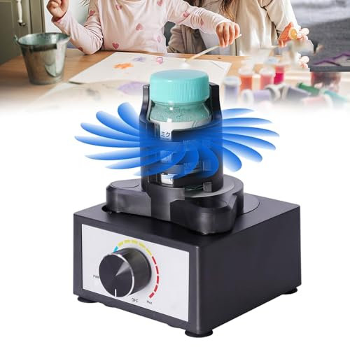 RNQZ Mini Mezclador de vórtice, Mini Mezclador de vórtice Manos Libres, agitador de Pintura para Modelos de Bricolaje, 300~2400 RPM, agitador de Velocidad Ajustable de Tres etapas