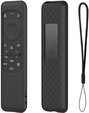 Funda de Mando para Samsung Smart TV TM2360E, Cubierta de Control Remoto de Carga Solar, Funda para Mando a Distancia para Samsung BN59-01432A, Funda de Silicona con Cordón Anit-Lost