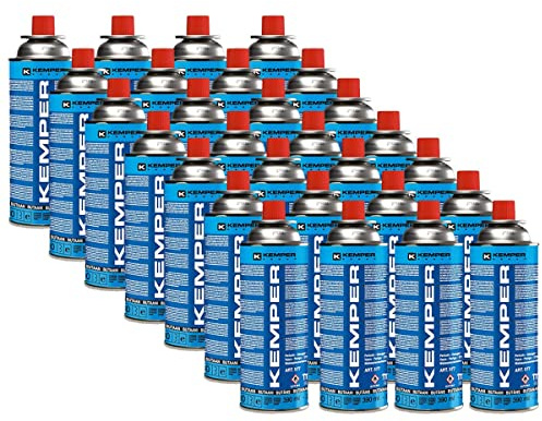 Pack de 28 cartuchos de gas 227 g Butano KEMPER