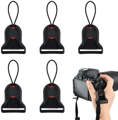 Aohyue 5 Stück Kamera Schultergurte Schnellverschluss Verbindungsstück, Kamera Nacken Schultergurt Adapter, Kameragurt Schnalle, für Kameragurte Kompatibel mit den meisten DSLR, DLSM