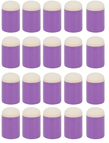 Fingerschwamm-Dauber-Set, 20 Stück, runder Kopf, weicher Schwamm, Make-up-Applikatoren für Augenringe, Concealer und Hautunreinheiten, DIY-Schönheitswerkzeuge