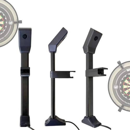 AutoDarts Camera Mounts for Mission Torus 270 (12v) Light Ring, 3D Printed Dartboard Camera Mount Set, Compatible with OV9732 IMX179 OV2710 OV2735, Auto Darts Scoring Setup (Mounts Only)