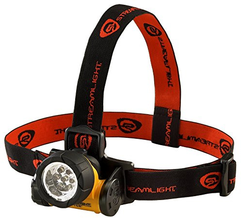 Streamlight 61052 Septor LED Headlamp, Yellow | Multi-mode LED headlamp with hands-free lighting for demanding jobs