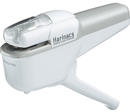 KOKUYO Harinacs Japanischer Hefter für 10 Blätter, Weiß, Modern, SLN-MSH110W