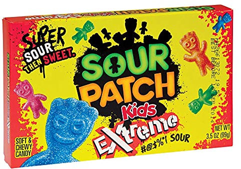 Sour Patch Kids Extreme Sour Soft & Chewy Candy 3.5OZ(99g)