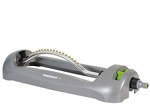 VERDEMAX 639551 Irrigatore oscillante 18 ugelli, Grigio