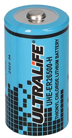 Ultralife UHE/ER26500 bobbin cell – c round cell lithium thionylchloride 3.6 V, 9000 mAh