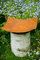 KUHEIGA Pflanzschale 37x37cm, Edelrost, eckig, Blumenschale, rost, Metallschale