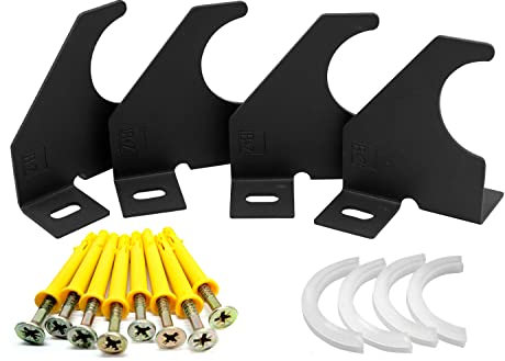 B&Z - Designer Vertical Column Single Arm Universal Radiator Wall Mount Brackets (95mm)