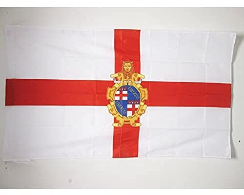 AZ FLAG Bandiera Bologna con Stemma 90x60cm - Bandiera Bologna in Emilia-Romagna 60 x 90 cm Foro per Asta