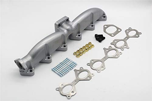 Colector de escape de hierro fundido con juntas compatibles con E46 E39 E60 E61 E38 E65 E83 E53 3 5 7 X3 X5