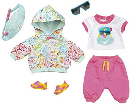 BABY born 827192 Deluxe Fahrrad Outfit, Puppenkleidung 43 cm