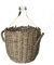 UNIMASA Botella Decorativa Forrada en Mimbre Medidas 27 x 39 cm