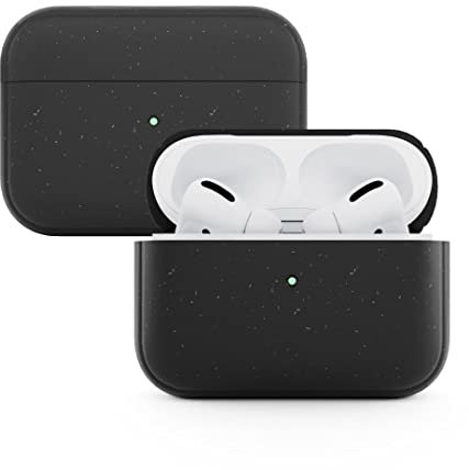 Woodcessories - Nachhaltiges, Antibakterielles AirPods Pro Case Schwarz, AirPods Pro 2 Hülle - BioCase