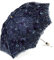 LCY Sonnenschirm Regenschirm,Regenschirm Uv-Schutz,Damen Spitze Sonnenschirm Brautschirm Taschenschirm-Dunkelblau