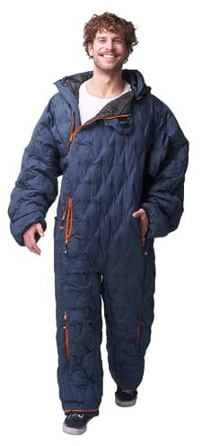 Selk'bag Unisex – Erwachsene Nomad Tragbarer Schlafsack, Marineblau, L