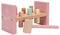 Little Dutch Holz Hammerbank Rosa (Wild Flowers Rosa) - Hammerbank - Holz - Unisex - Kleinkind - Ab 12 Monaten - 6 Stäbe und 1 Hammer - 9 x 22 x 15 cm