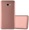 Cadorabo Hülle kompatibel mit Samsung Galaxy J4 Plus Schutzhülle TPU Silikon Case Metallic Design Slim Kratzfest Weiche Gummi mit Rundumschutz Case Hülle für Galaxy J4 Plus in Rosa