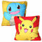 Pokemon | Pikachu & Schiggy | Kinder Kissen 40 x 40 cm | Dekokissen