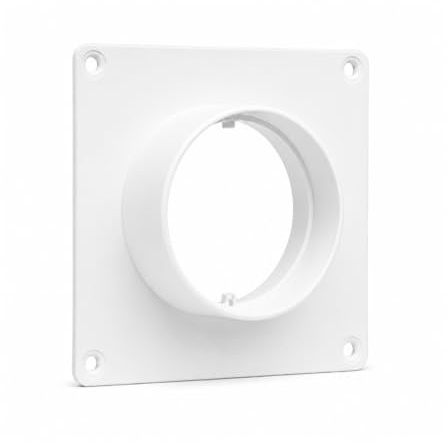Fantronix 150mm Round Ducting Wall Plate with Spigots