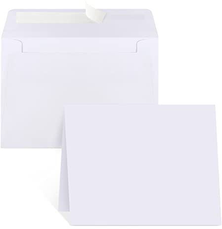 Blank Cards and Envelopes 4x6, 30 Pack White Invitation Cardstock with 30 Pack Envelopes, Thank you Blank Greeting Cards, for All Occasions DIY, Print custom